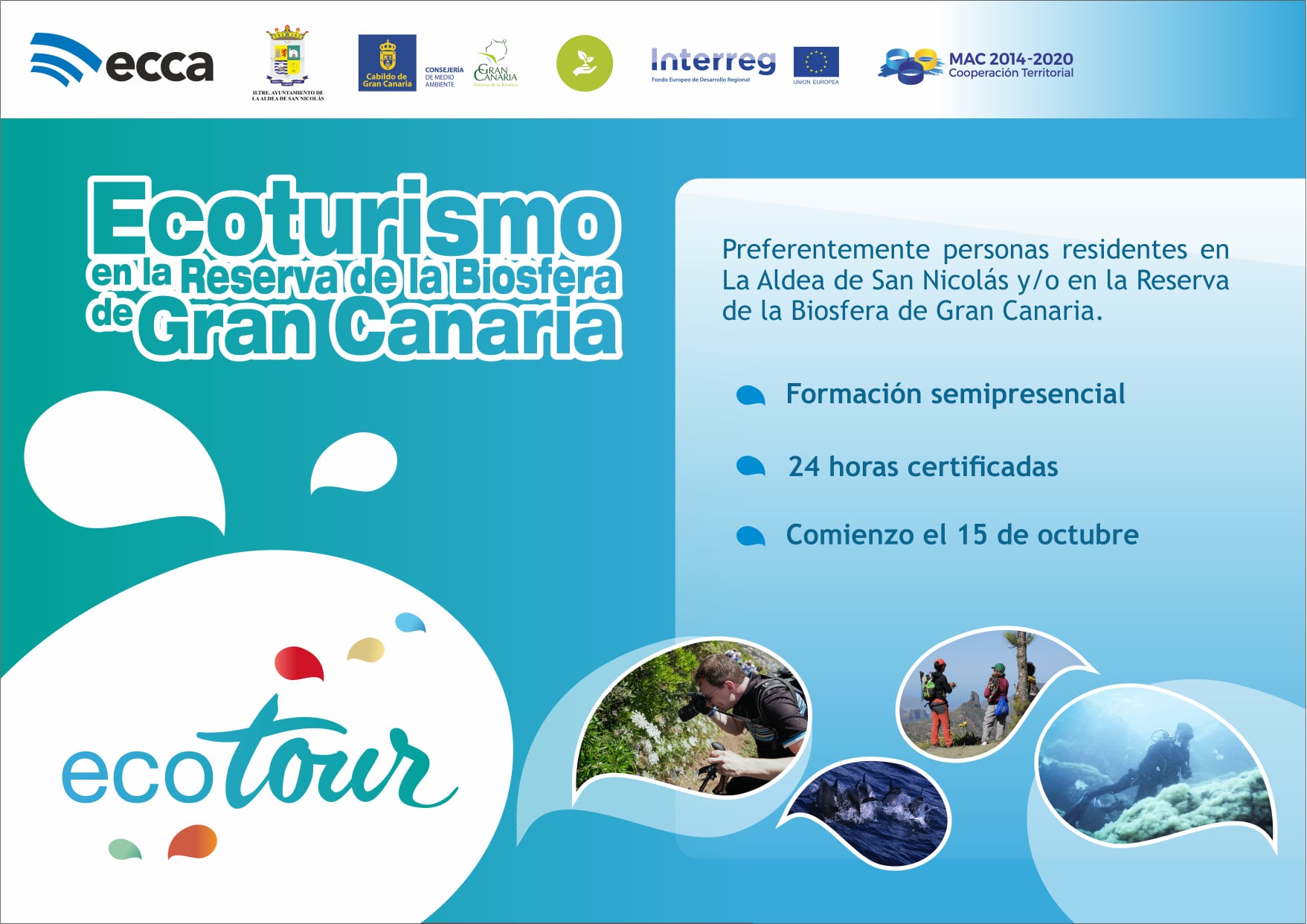 Formación: "ECOTURISMO EN LA RESERVA DE LA BIOSFERA DE GRAN CANARIA"