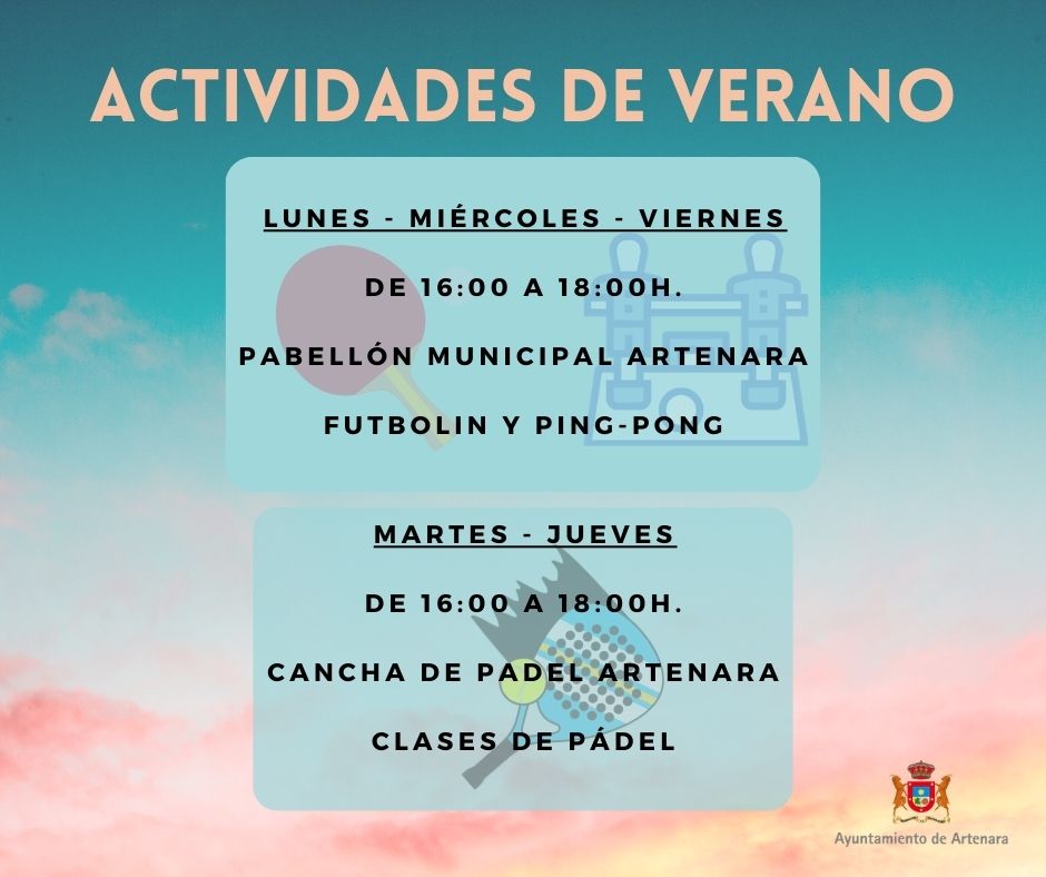 ACTIVIDADES DE VERANO