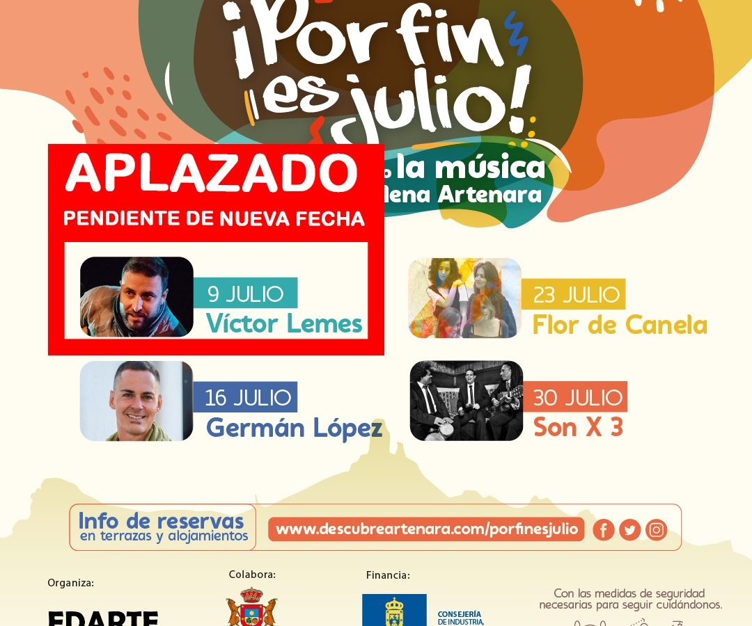 APLAZADAS LAS ACTIVIDADES ¡POR FIN ES JULIO!