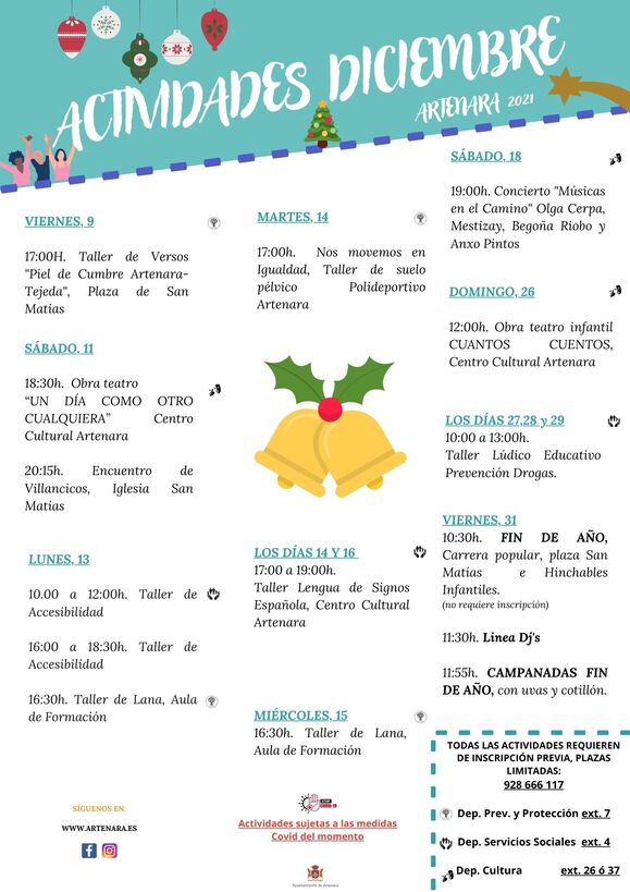 ACTIVIDADES DICIEMBRE