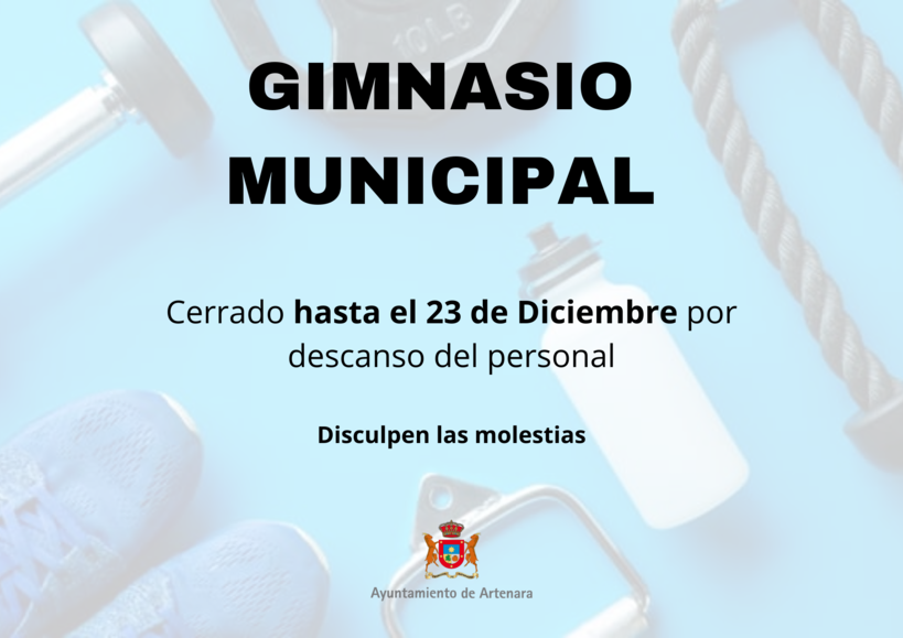 CIERRE DEL GIMNASIO MUNICIPAL