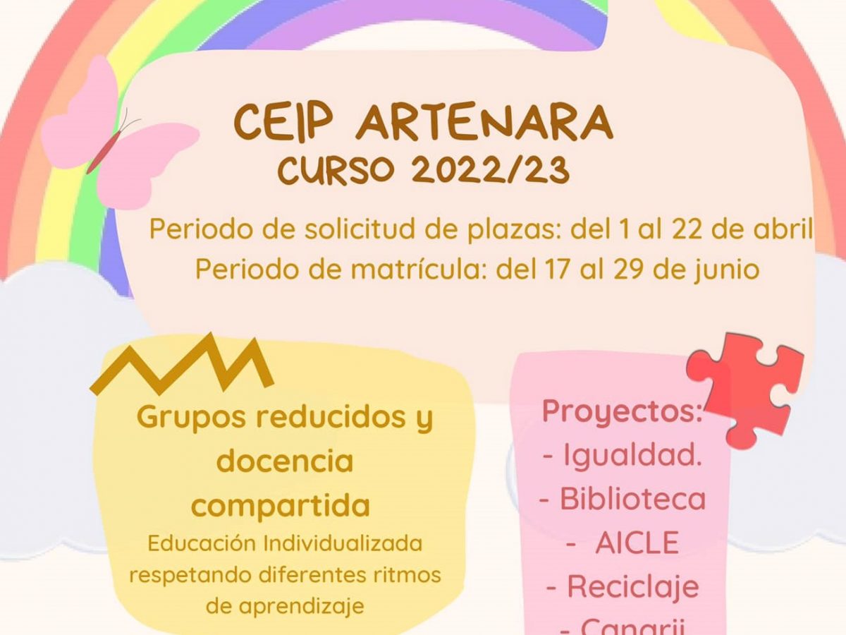 CEIP ARTENARA - CURSO 2022/2023