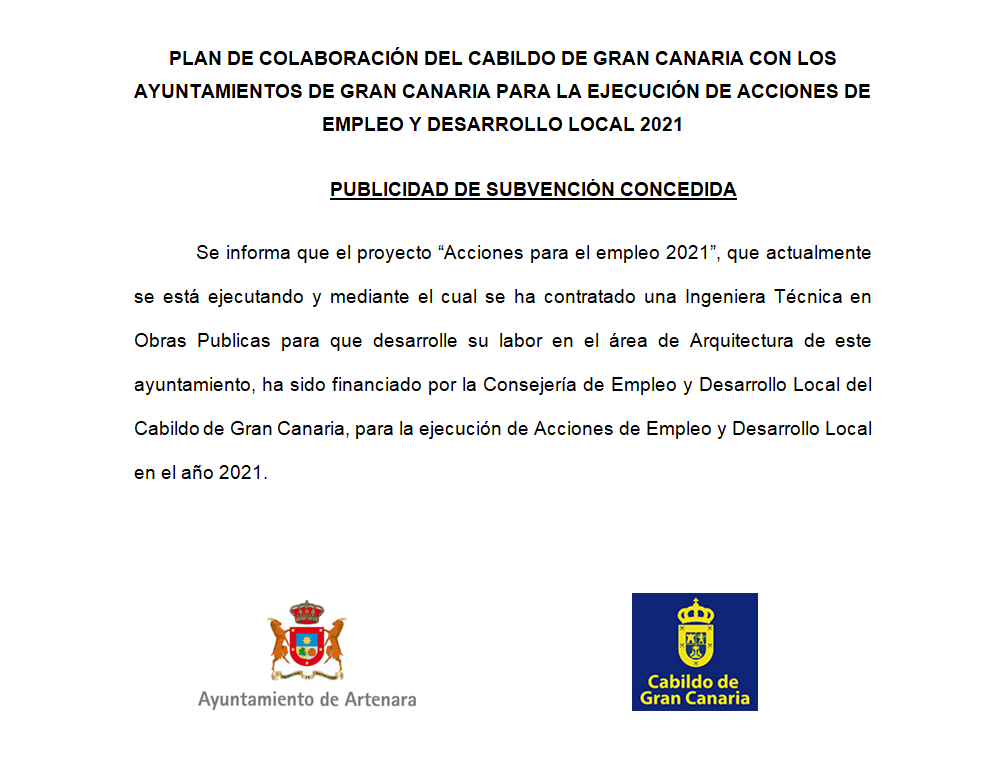 ACCIONES PARA EL EMPLEO 2021