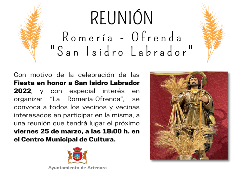 REUNION ROMERIA DE SAN ISIDRO 2022