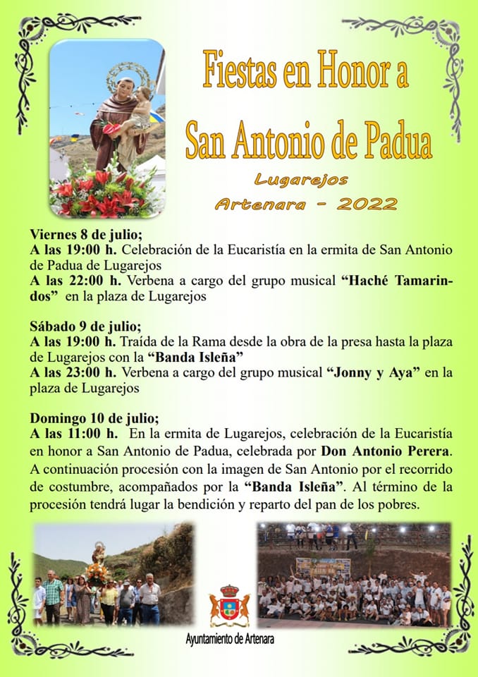 FIESTAS EN HONOR A SAN ANTONIO DE PADUA