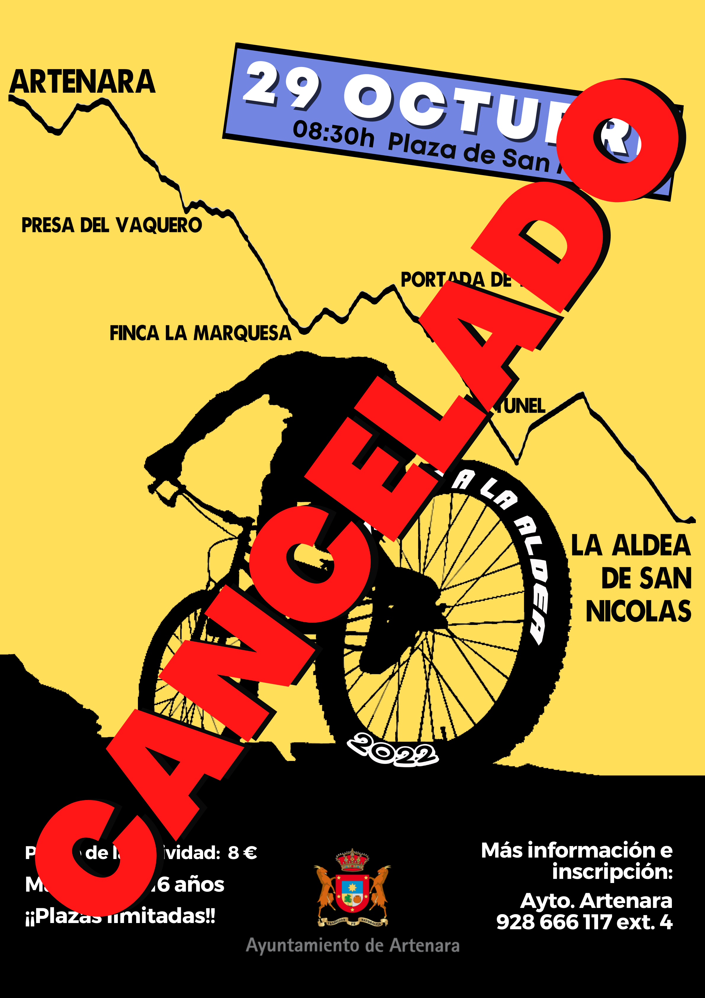 BAJADA A LA ALDEA CANCELADA