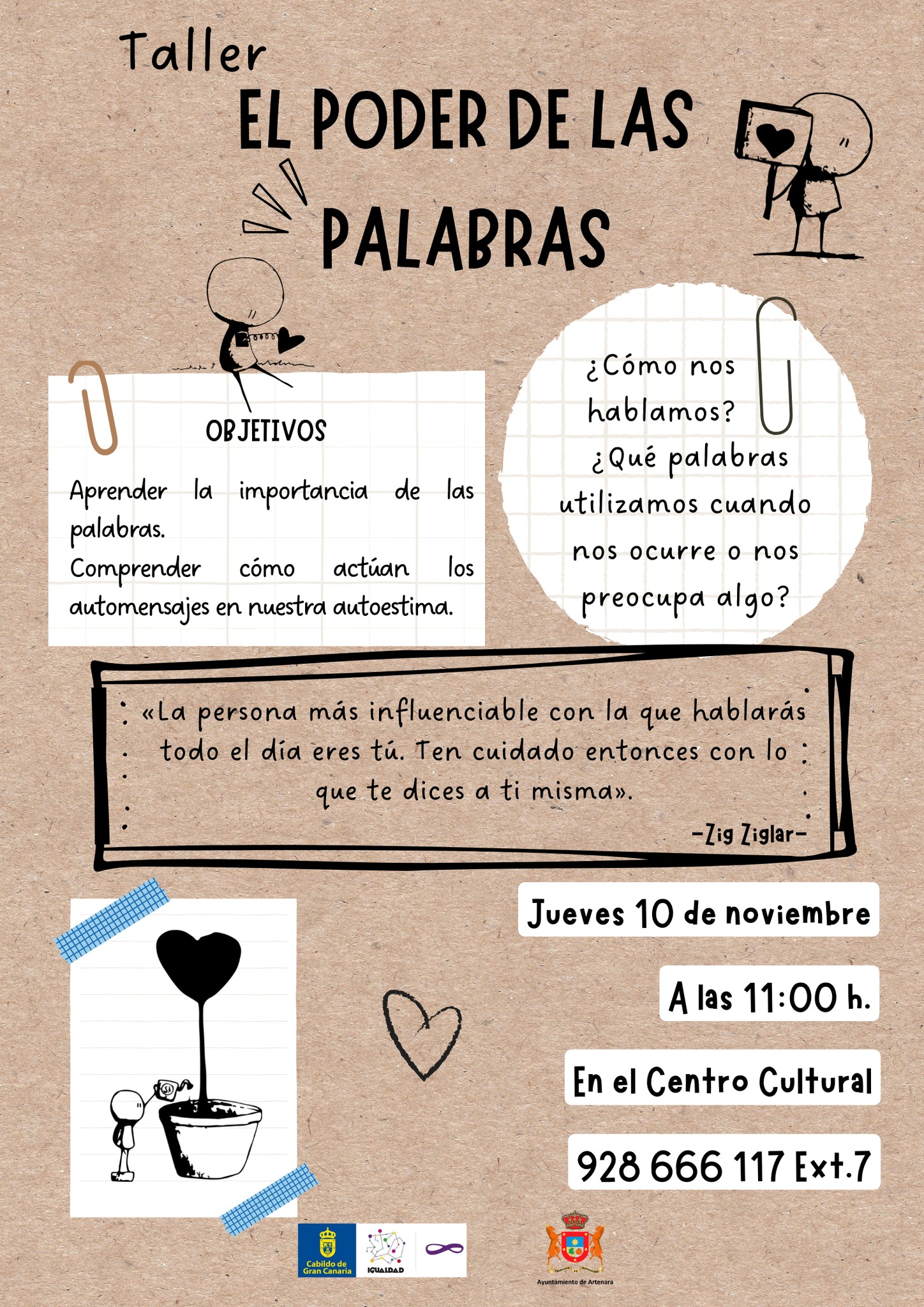 TALLER "EL PODER DE LAS PALABRAS"