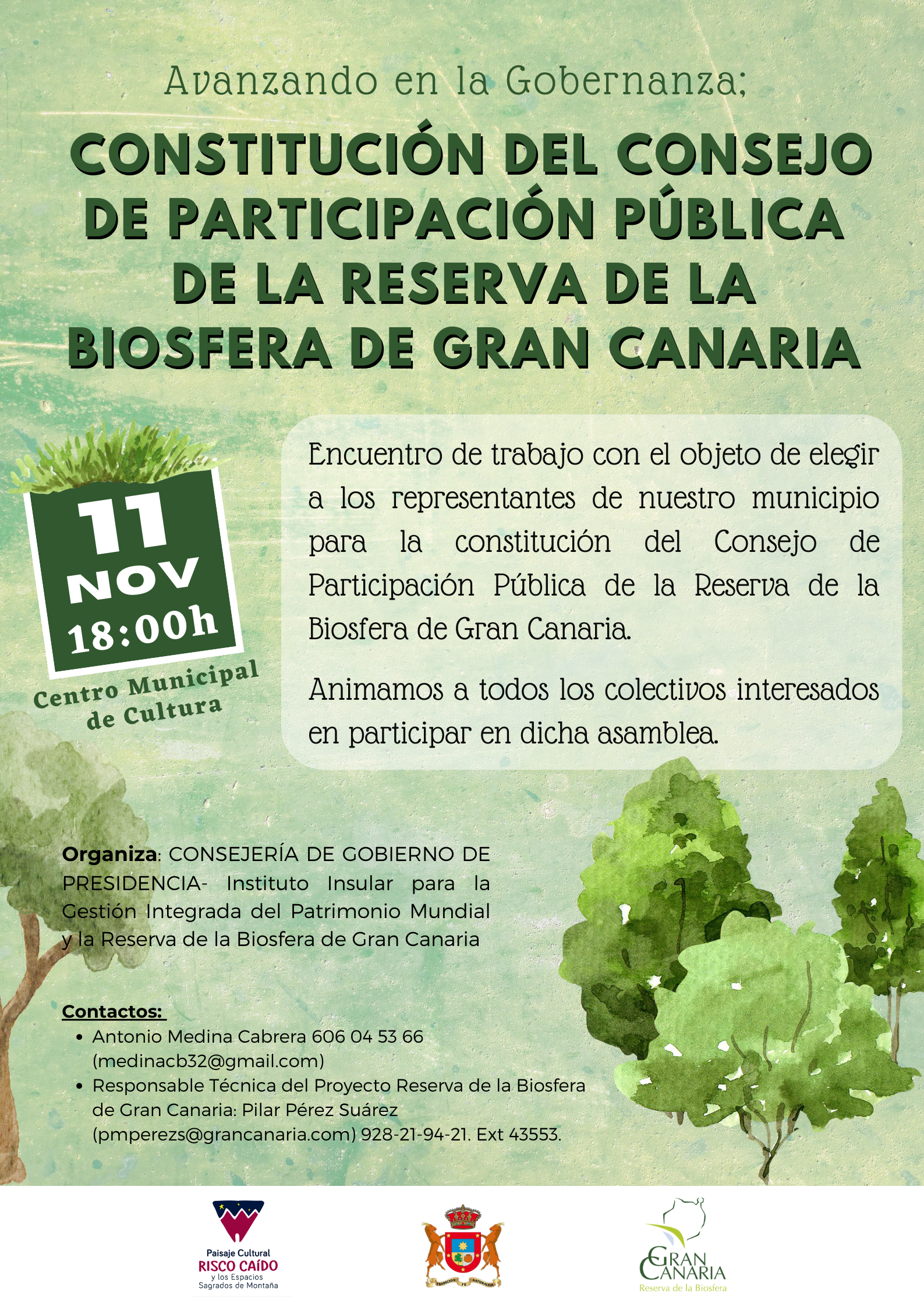 CONSTITUCION DEL CONSEJO DE PARTICIPACION PUBLICA DE LA RESERVA DE LA BIOSFERA