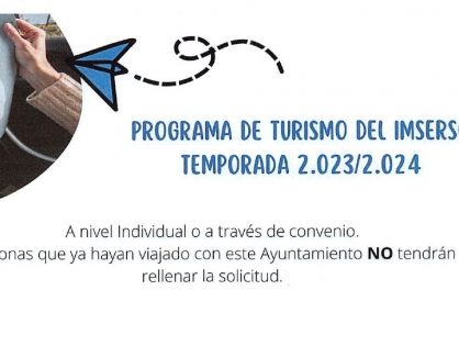 Programa de Turismo del IMSERSO Temporada 2.023/2.024.