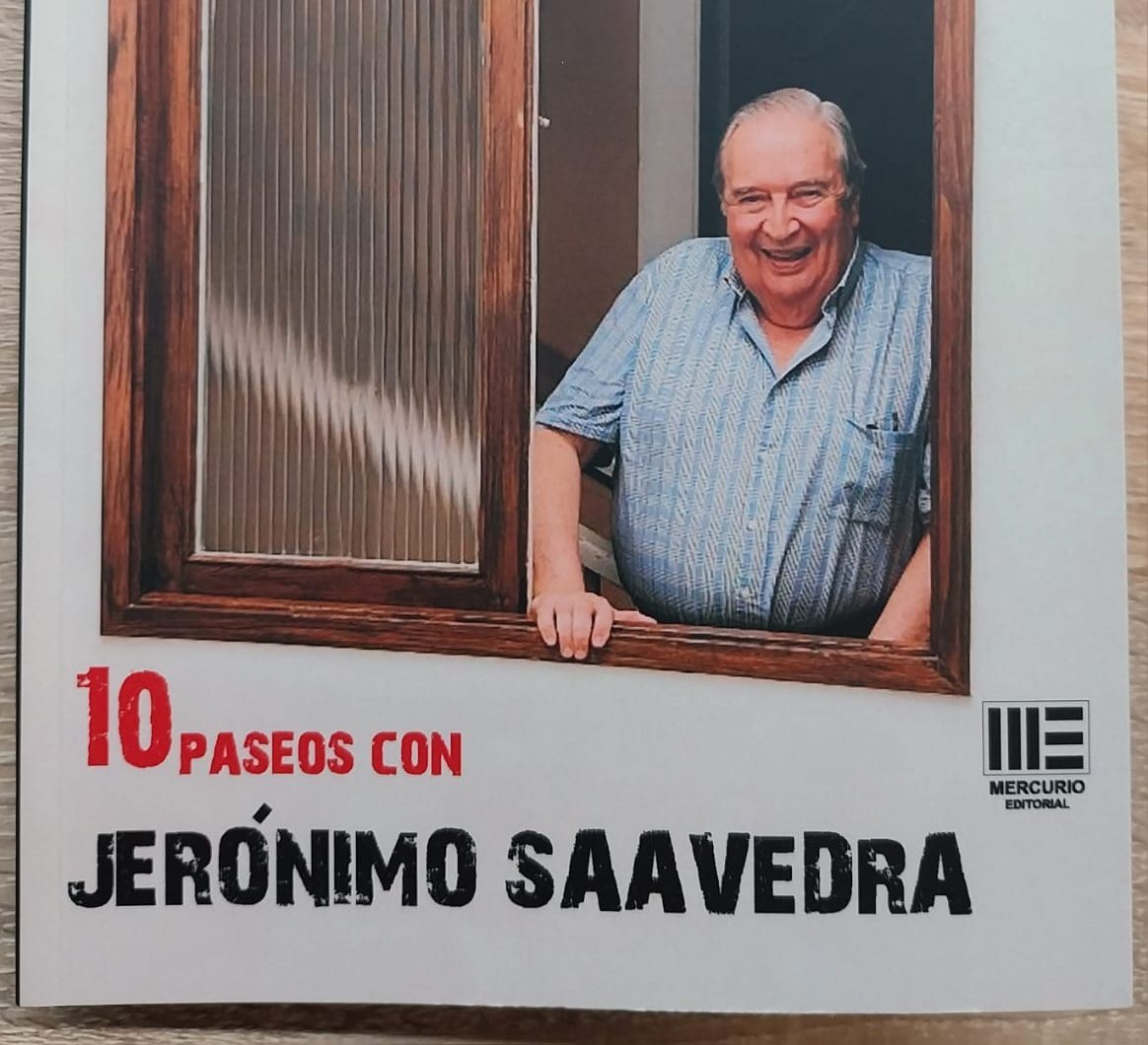 Visita de Don Jerónimo Saavedra Acevedo para presentar su libro "10 PASEOS CON JERÓNIMO SAAVEDRA".
