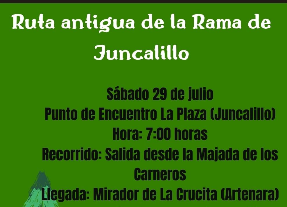 Ruta Rama de Juncalillo 2023.