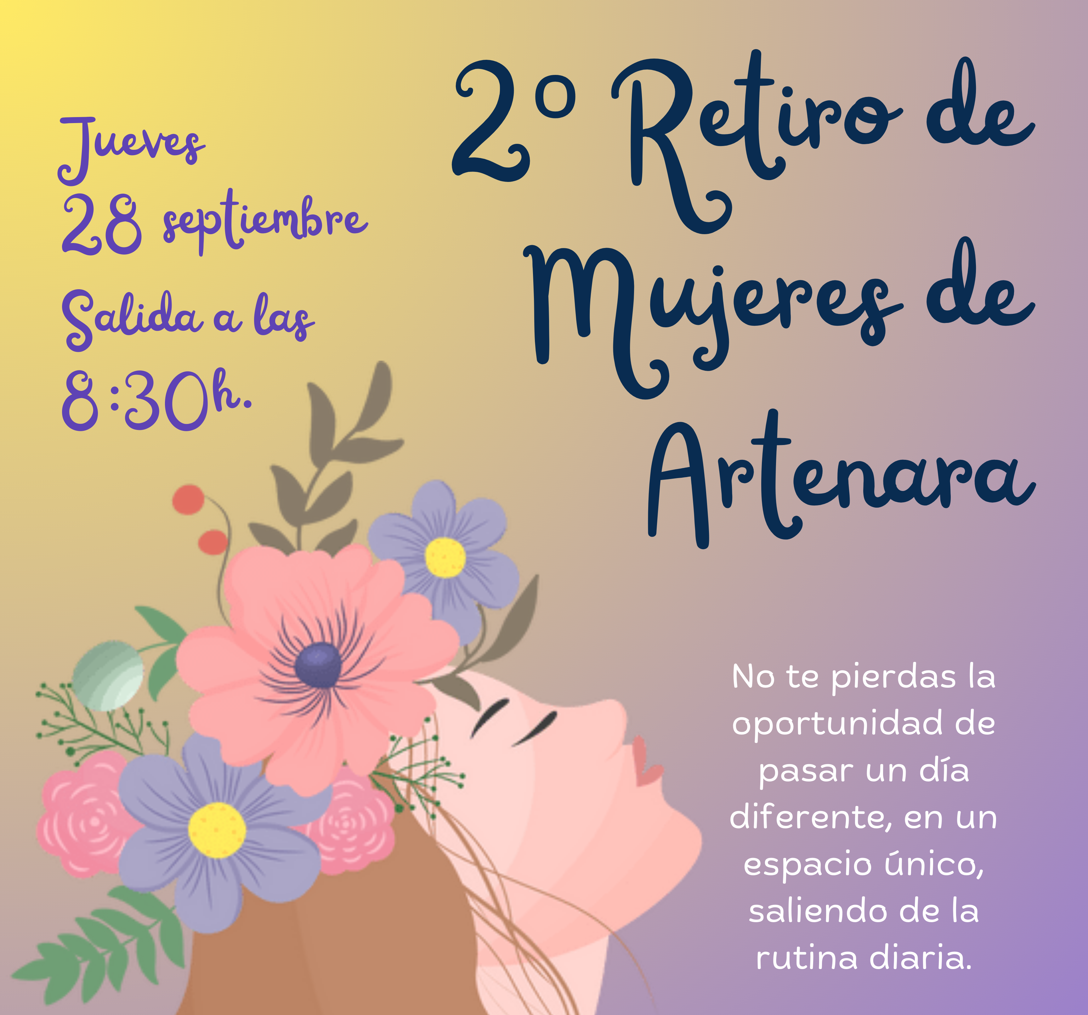 28 de Septiembre: Retiro de Mujeres de Artenara.