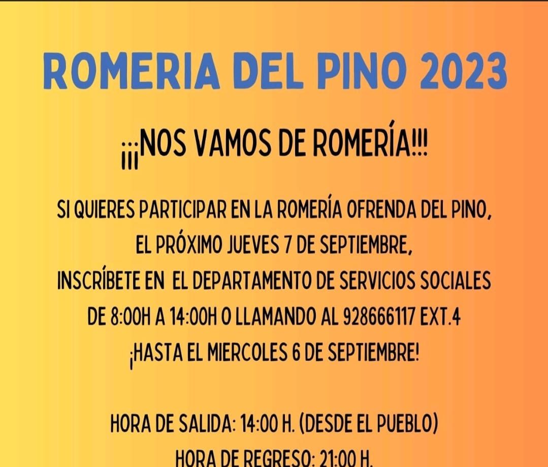 Romería del Pino 2023