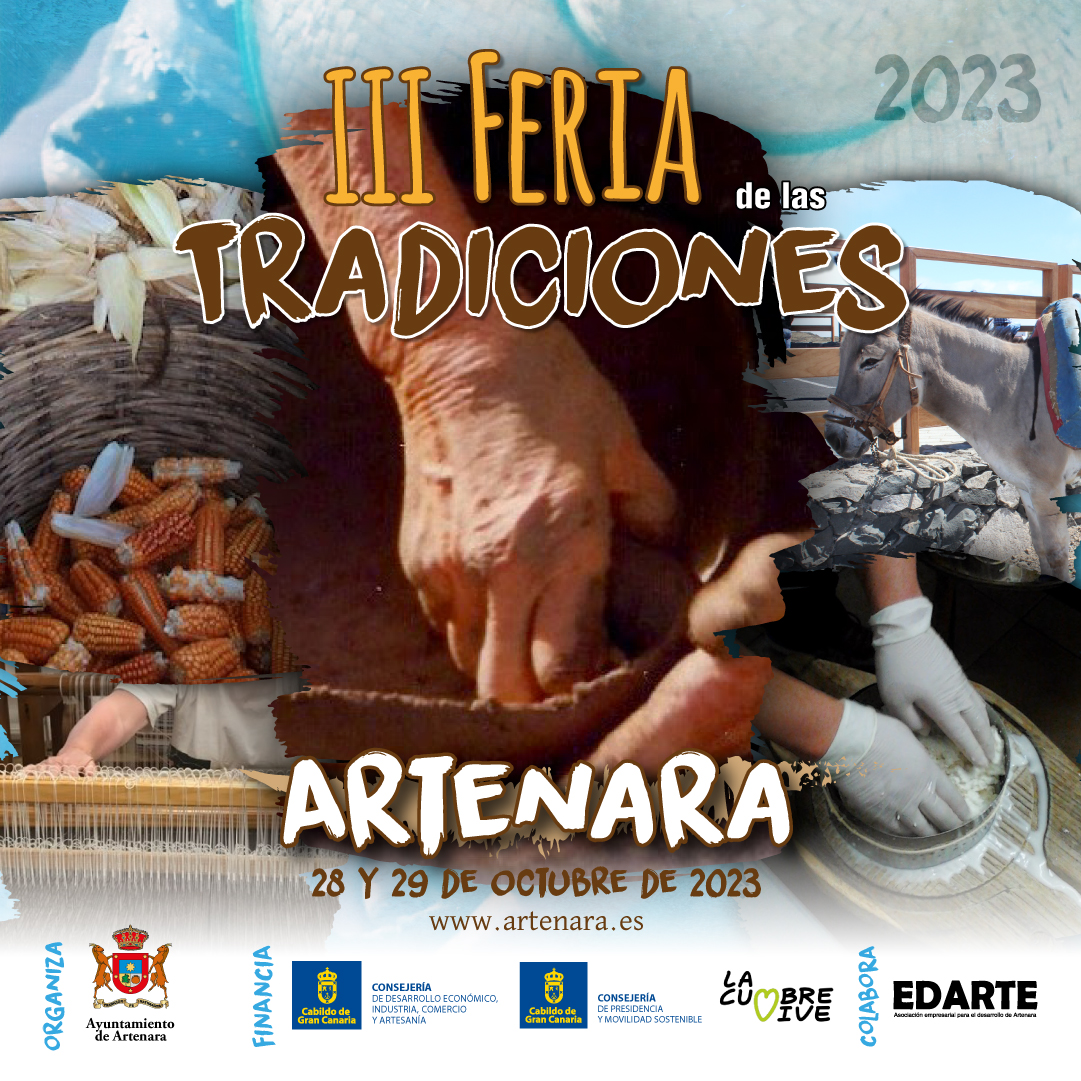 Artenara celebra el próximo sábado 28 y  domingo 29 de octubre la tercera Feria de las Tradiciones.