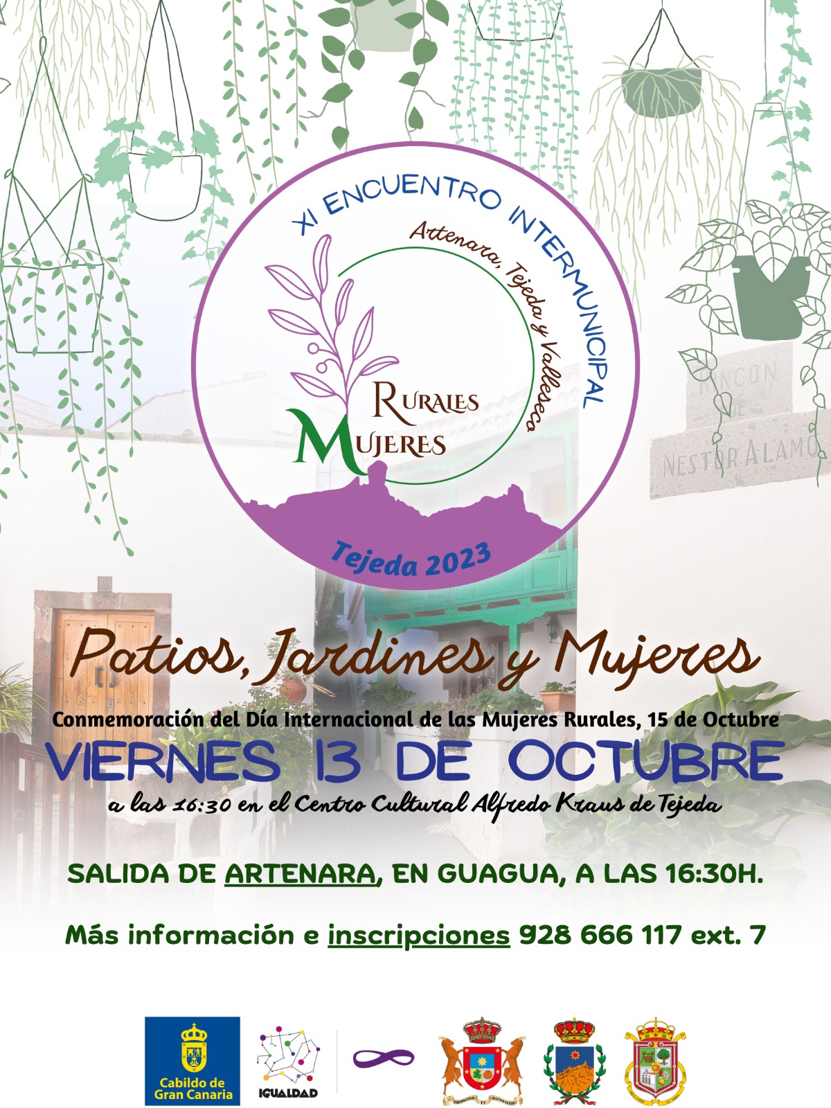 Viernes, 13 de Octubre. Patios, Jardines y Mujeres.