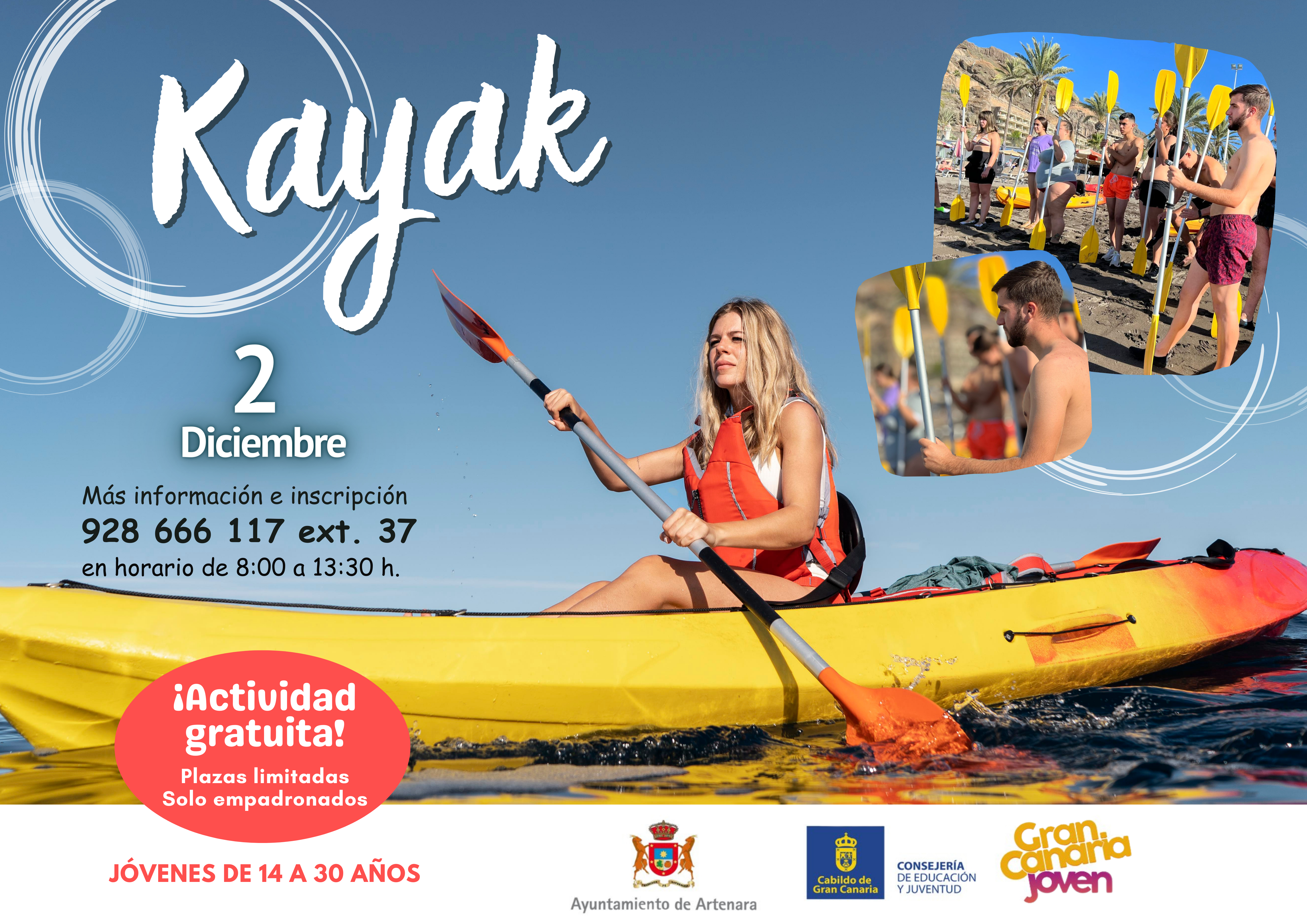 Excursión en kayak