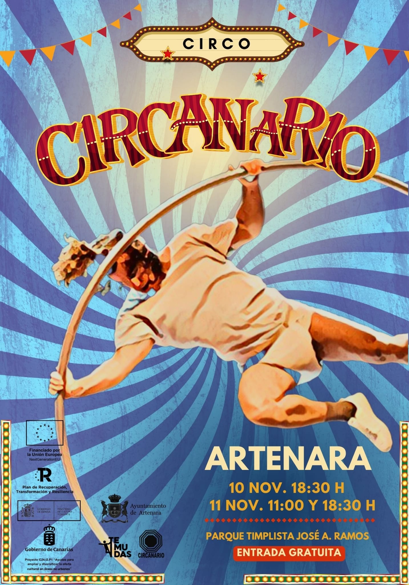 CIRCANARIO ARTENARA.10 y 11 de Noviembre