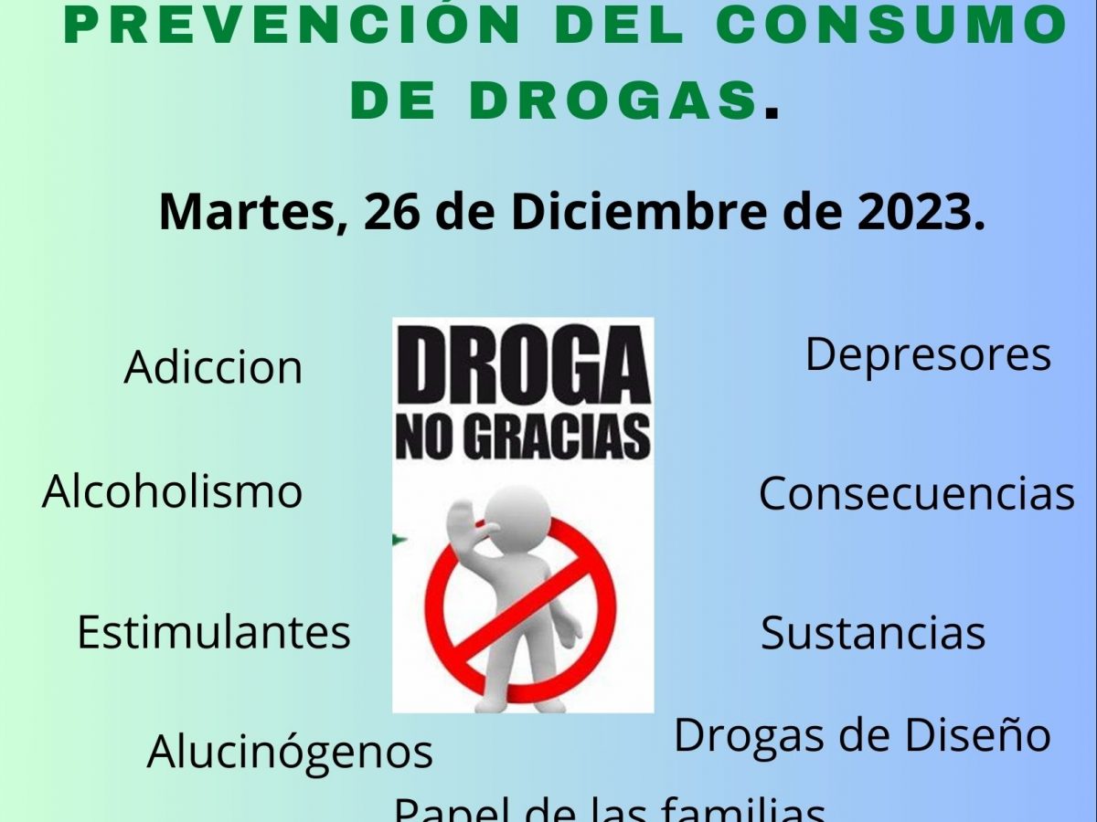 Charla-Taller "Prevención del Consumo de Drogas".