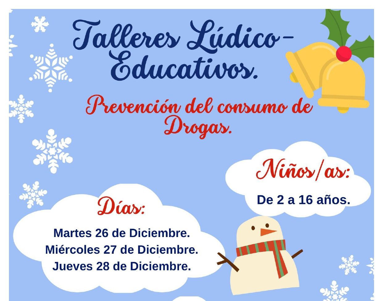 Talleres Lúdico Educativos.