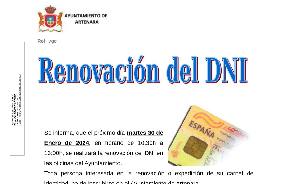 Renovación del DNI