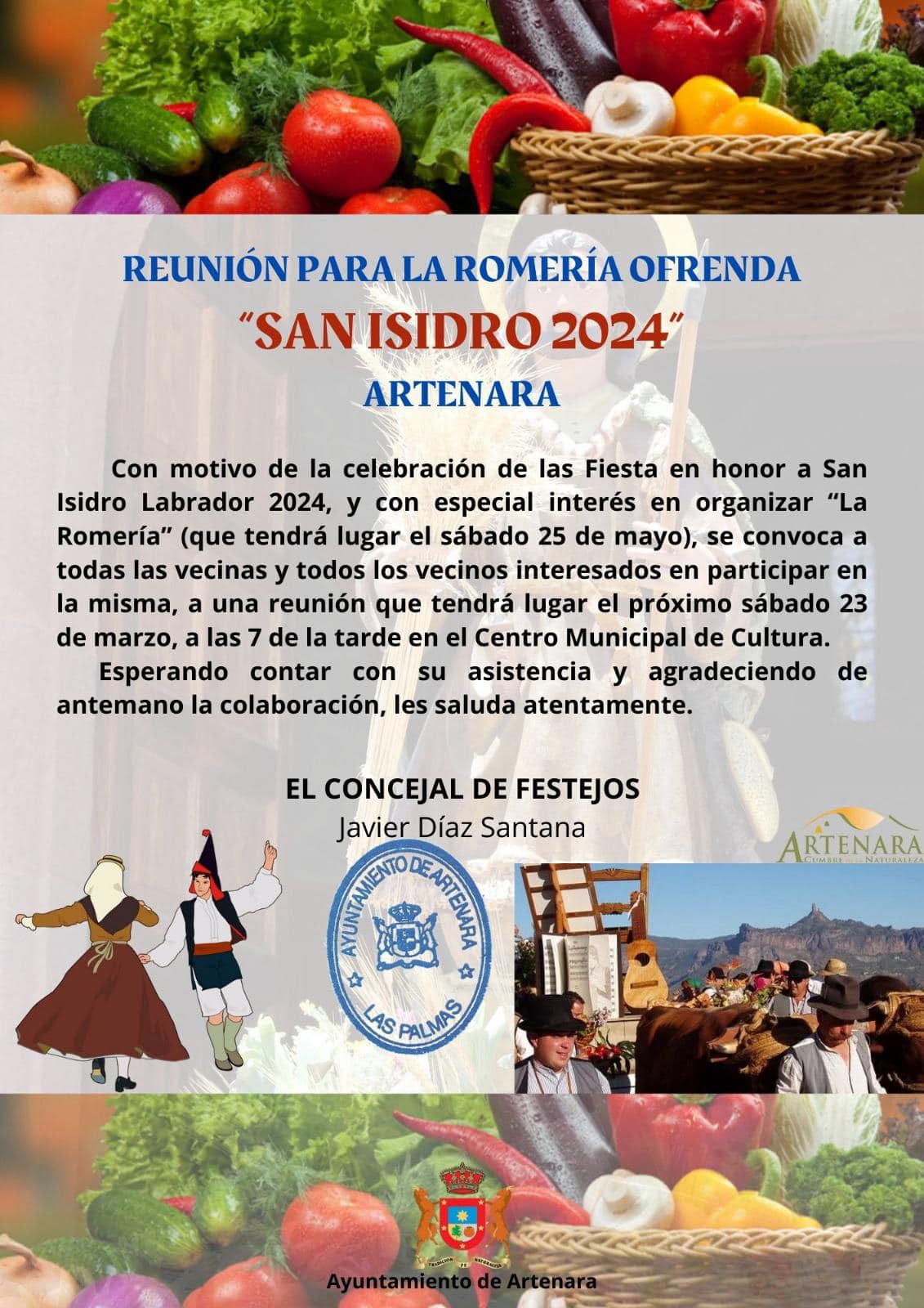 Reunión "Romería de San Isidro 2024"