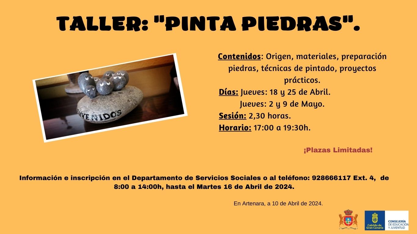 Taller "Pinta Piedras".