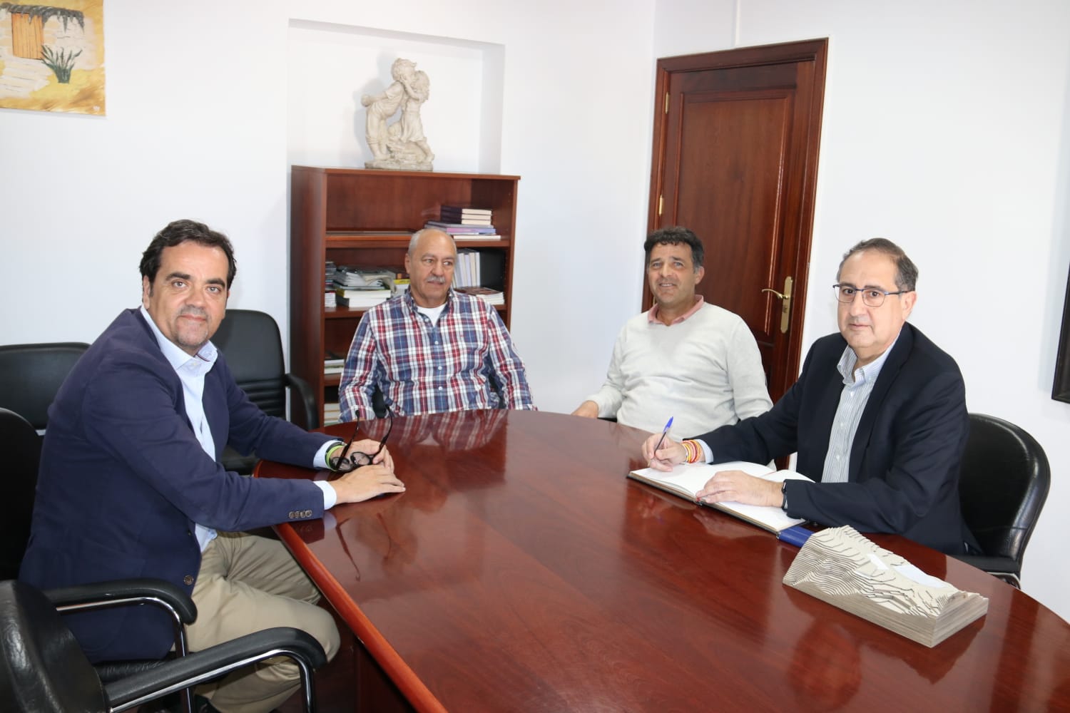 Visita del Viceconsejero D. Felipe Afonso El Jaber