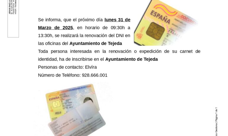 Renovación del DNI