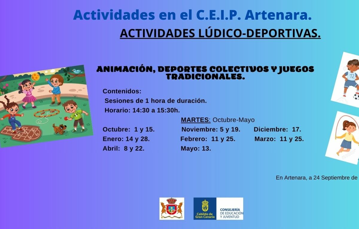 Actividades Lúdico- Deportivas C.E.I.P. Artenara.