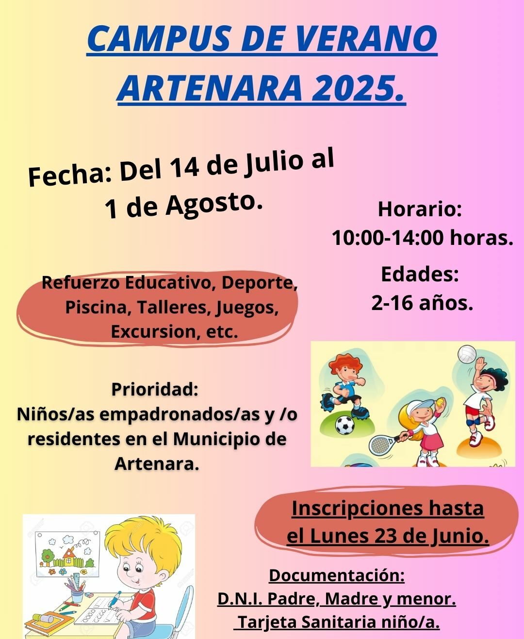 Campus de Verano Artenara 2025.
