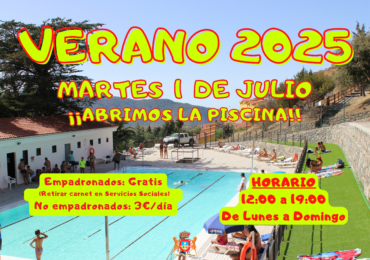 Apertura de la piscina