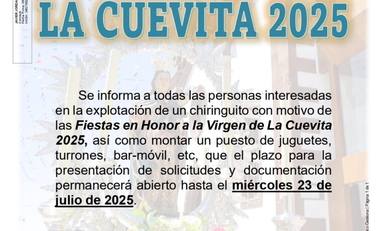 Chiringuitos La Cuevita 2025