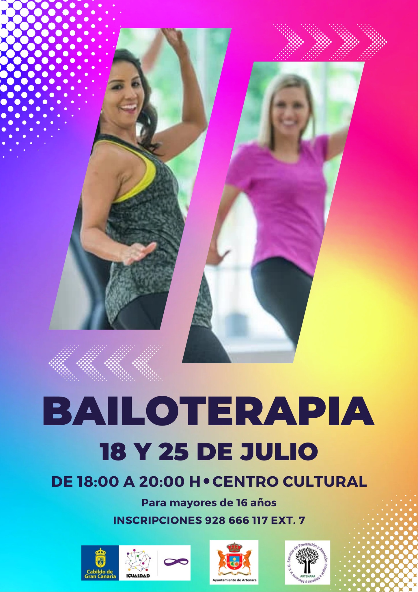 Bailoterapia: cambio de fechas
