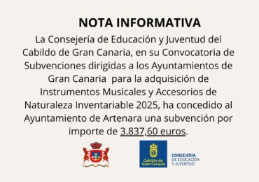 Subvención de Instrumentos musicales