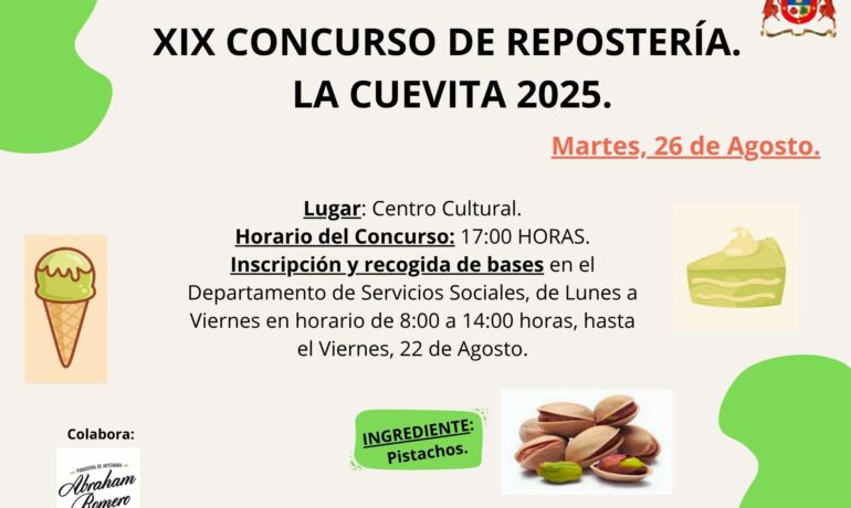XIX CONCURSO DE REPOSTERÍA LA CUEVITA 2025
