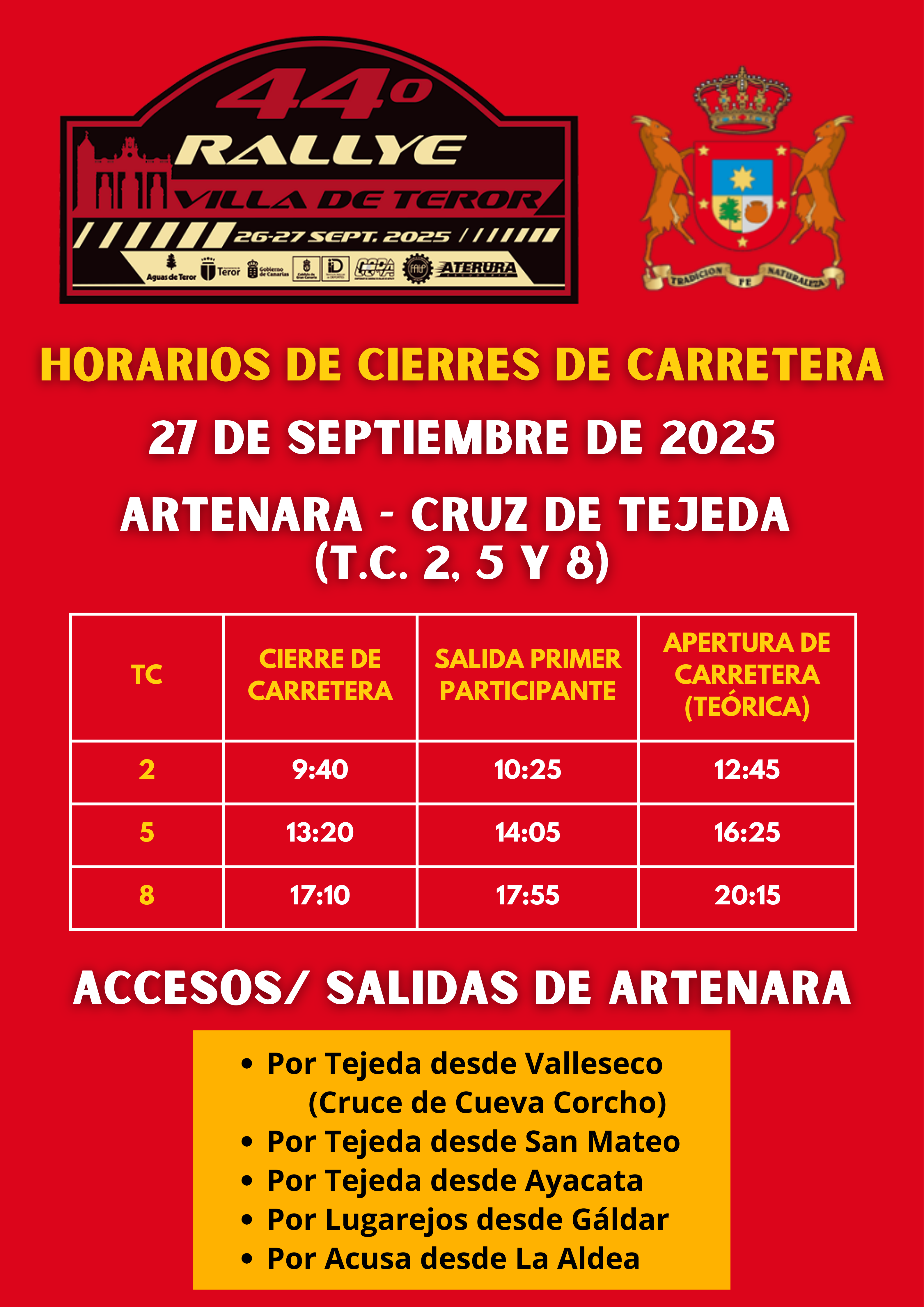 44º Rallye Villa de Teror
