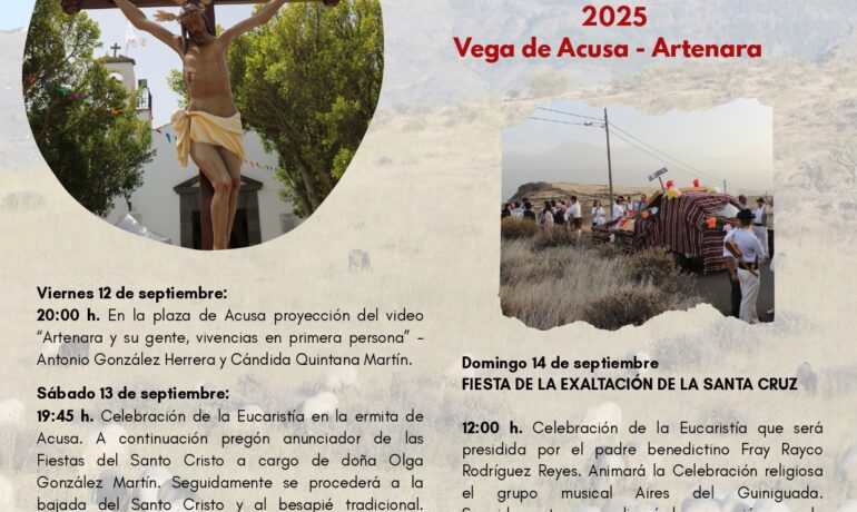 Fiestas en Honor al Santo Cristo de Acusa 2025.