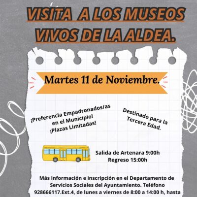 Visita A los Museos Vivos de la Aldea.