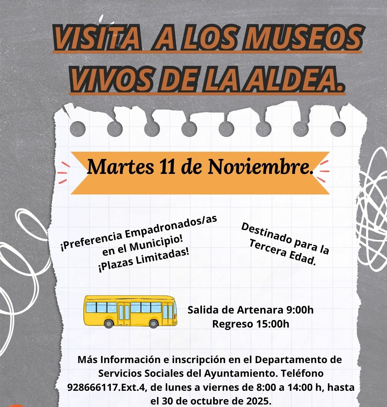 Visita A los Museos Vivos de la Aldea.