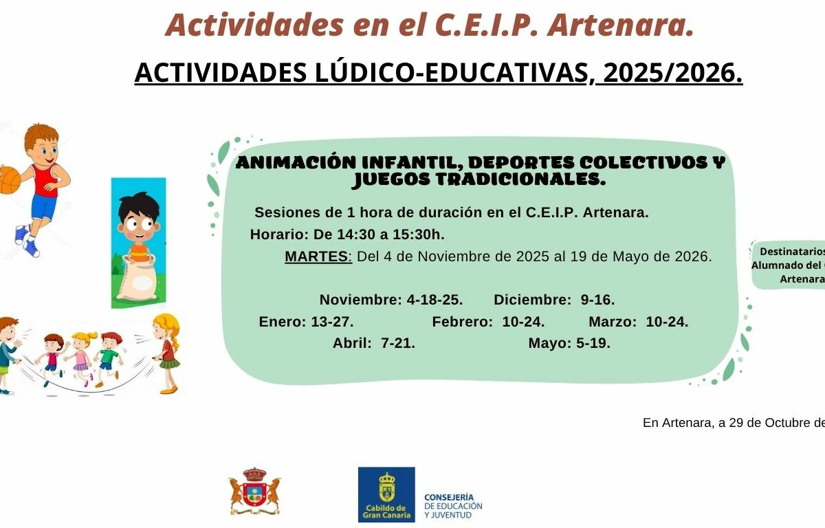 Actividades Lùdico-Educativas,2025/2026.
