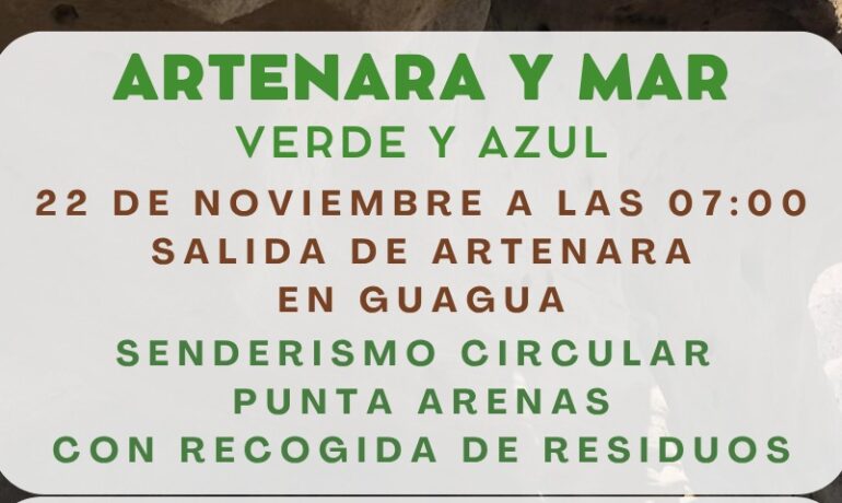 Senderismo Circular Punta Arenas "Playa de Artenara" con recogida de residuos