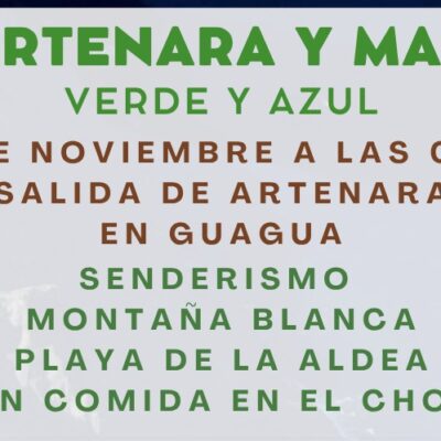 Senderismo Montaña Blanca - Playa de La Aldea