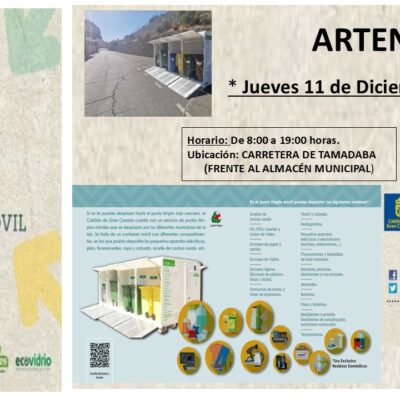 Punto Limpio móvil en Artenara