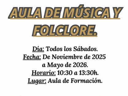 Aula de Música y Folclore.