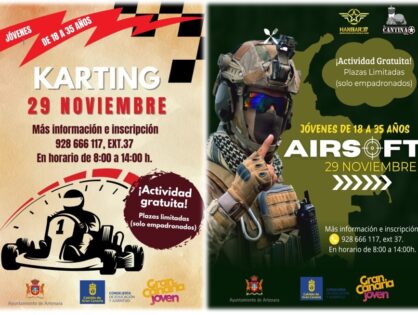 Excursión Karting y Airsoft Jóvenes de Artenara