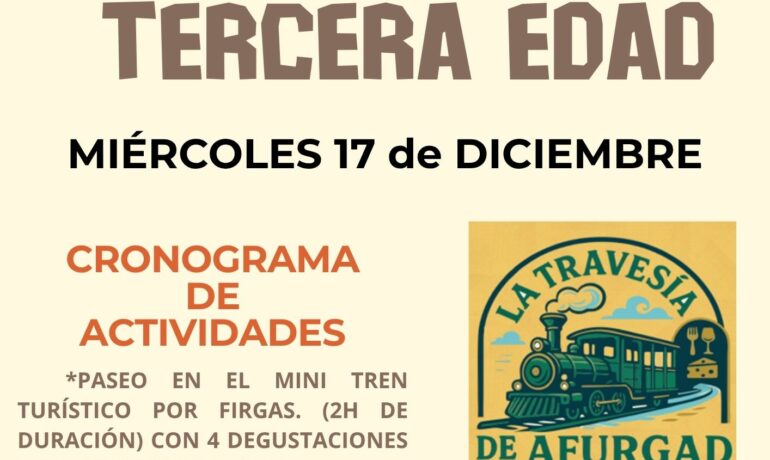 EXCURSIÓN TERCERA EDAD.