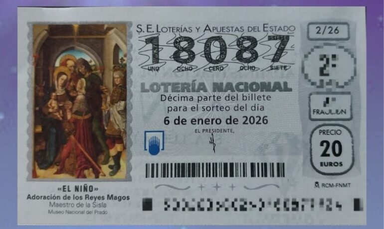 Décimo de la Loteria del Niño 2026