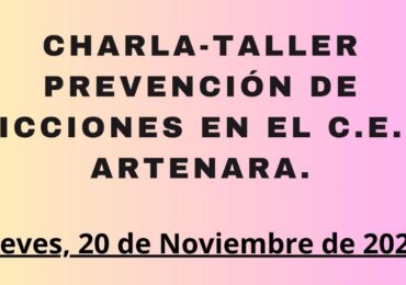 Charla - Taller: Prevención de Adicciones en el CEIP Artenara