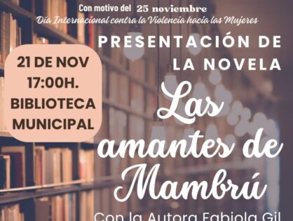 Presentación de la novela Las amantes de Mambrú