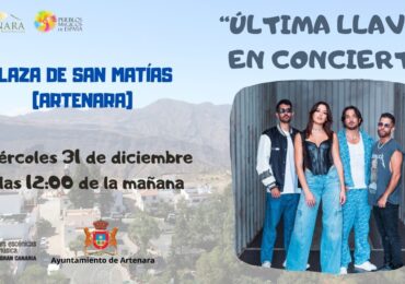 Actuación del grupo musical "Última Llave" para despedir el año en Artenara🥂🍾✨